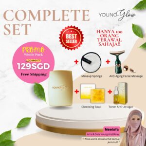 PAKEJ LENGKAP + 4 FREEGIFT & POUCHBAG NEELOFA